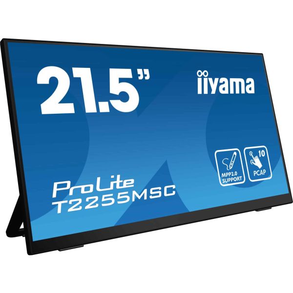 iiyama ProLite T2255MSC-B1 computer monitor 54,6 cm (21.5") 1920 x 1080 Pixels Full HD LCD Touchscreen Zwart (T2255MSC-B1)