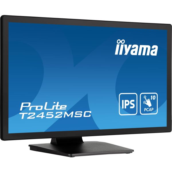 iiyama ProLite T2452MSC-B1 computer monitor 60,5 cm (23.8") 1920 x 1080 Pixels Full HD LCD Touchscreen Multi-gebruiker Zwart (T2452MSC-B1) 1/2 iiyama ProLite T2452MSC-B1 computer monitor 60,5 cm (23.8") 1920 x 1080 Pixels Full HD LCD Touchscreen Multi-gebruiker Zwart (T2452MSC-B1)