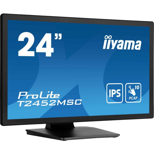 iiyama ProLite T2452MSC-B1 computer monitor 60,5 cm (23.8") 1920 x 1080 Pixels Full HD LCD Touchscreen Multi-gebruiker Zwart (T2452MSC-B1) 1/2 iiyama ProLite T2452MSC-B1 computer monitor 60,5 cm (23.8") 1920 x 1080 Pixels Full HD LCD Touchscreen Multi-gebruiker Zwart (T2452MSC-B1)