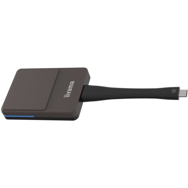 iiyama WP D002C Smart TV-dongle USB 4K Ultra HD Zwart, Zilver (WP D002C)