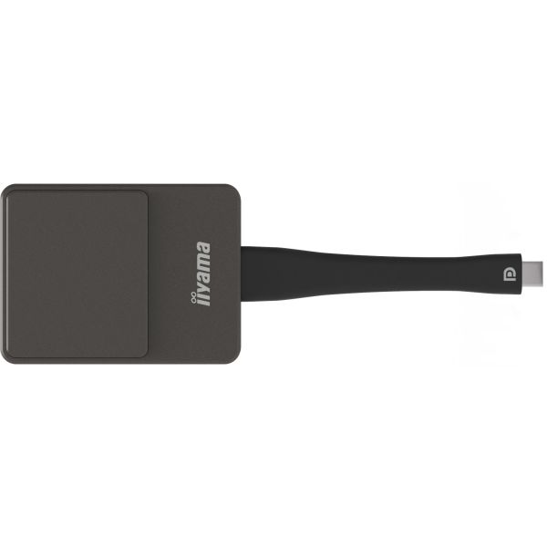 iiyama WP D002C Smart TV-dongle USB 4K Ultra HD Zwart, Zilver (WP D002C)