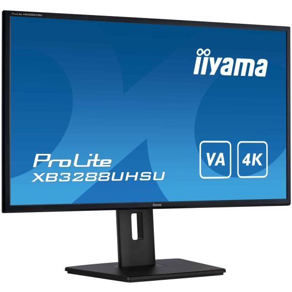 iiyama ProLite XB3288UHSU-B5 computer monitor 80 cm (31.5") 3840 x 2160 Pixels 4K Ultra HD LCD Zwart (XB3288UHSU-B5)