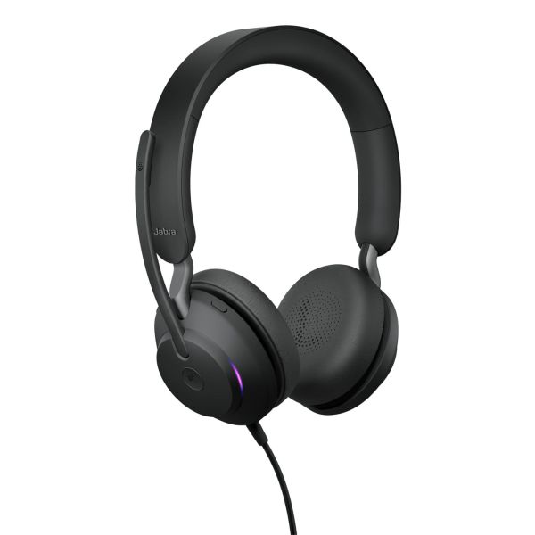 Jabra Evolve2 40 SE Headset Bedraad Hoofdband Oproepen/muziek USB Type-C / USB Type-A Zwart (24189-999-999)