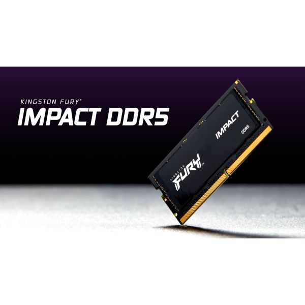 Kingston Technology FURY 32GB 6400MT/s DDR5 CL38 SODIMM (set van 2) Impact XMP (KF564S38IBK2-32)