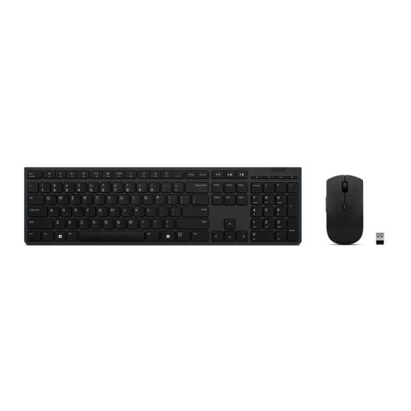 Lenovo 4X31K03968 toetsenbord Inclusief muis RF-draadloos + Bluetooth Belgisch, Engels Grijs (4X31K03935)