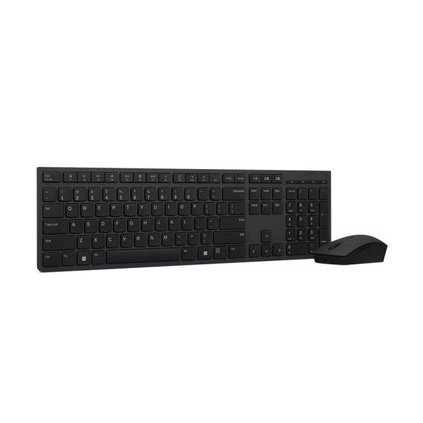 Lenovo 4X31K03968 toetsenbord Inclusief muis RF-draadloos + Bluetooth Belgisch, Engels Grijs (4X31K03935)