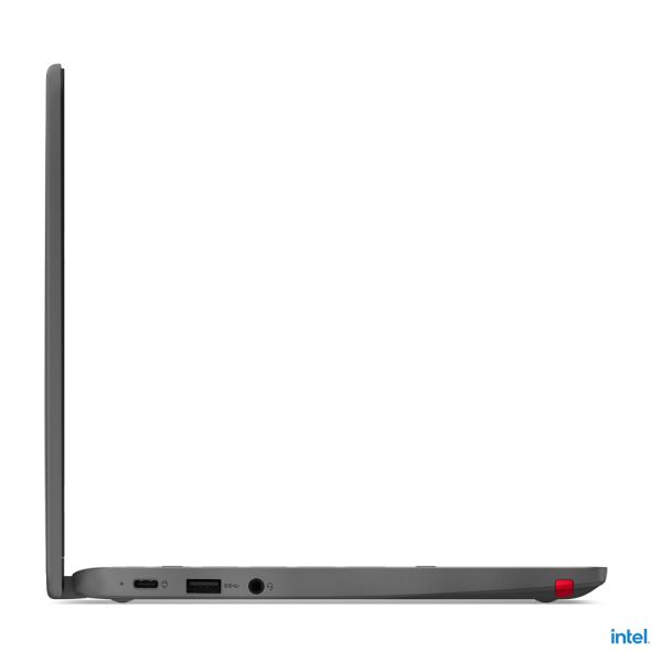 Lenovo 500e Yoga Chromebook N100 31 cm (12.2") Touchscreen WUXGA Intel® N 4 GB LPDDR5-SDRAM 32 GB eMMC Wi-Fi 6E (802.11ax) ChromeOS Grijs (82W40000MH)