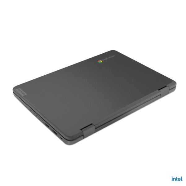 Lenovo 500e Yoga Chromebook N100 31 cm (12.2") Touchscreen WUXGA Intel® N 4 GB LPDDR5-SDRAM 32 GB eMMC Wi-Fi 6E (802.11ax) ChromeOS Grijs (82W40000MH)