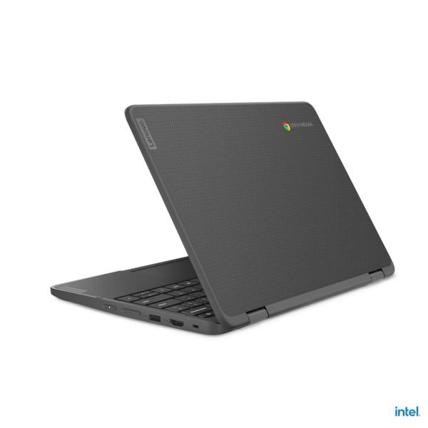 Lenovo 500e Yoga Chromebook N100 31 cm (12.2") Touchscreen WUXGA Intel® N 4 GB LPDDR5-SDRAM 32 GB eMMC Wi-Fi 6E (802.11ax) ChromeOS Grijs (82W40000MH)