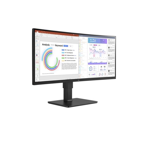 LG 34BQ77QB-B computer monitor 86,4 cm (34") 3440 x 1440 Pixels UltraWide Quad HD LED Zwart (34BQ77QB-B)
