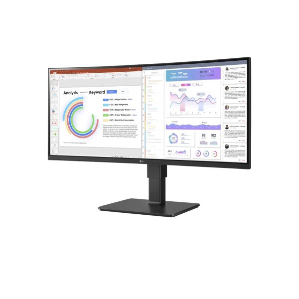 LG 34BQ77QB-B computer monitor 86,4 cm (34") 3440 x 1440 Pixels UltraWide Quad HD LED Zwart (34BQ77QB-B)