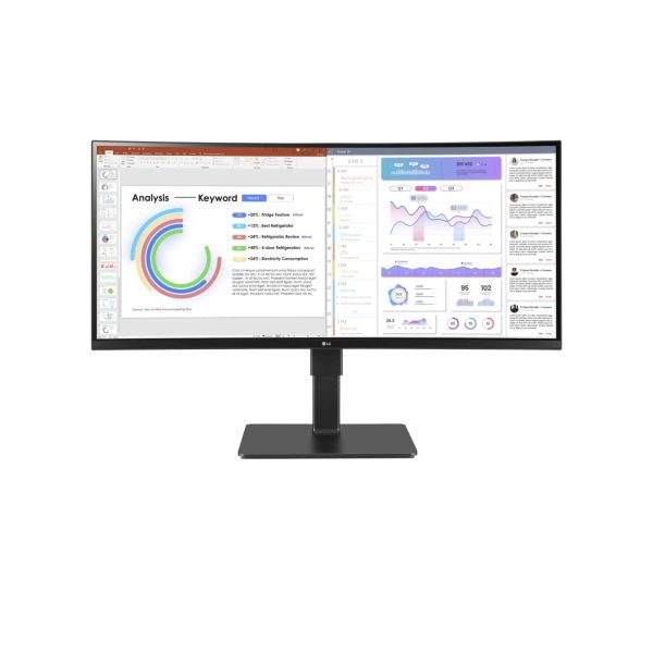 LG 34BQ77QB-B computer monitor 86,4 cm (34") 3440 x 1440 Pixels UltraWide Quad HD LED Zwart (34BQ77QB-B)