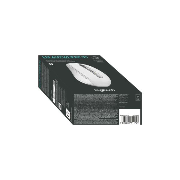 Logitech MX Anywhere 3S muis Kantoor Rechtshandig RF-draadloos + Bluetooth Laser 8000 DPI (910-006930)