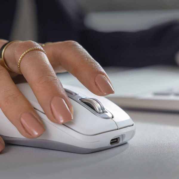 Logitech MX Anywhere 3S muis Kantoor Rechtshandig RF-draadloos + Bluetooth Laser 8000 DPI (910-006931)