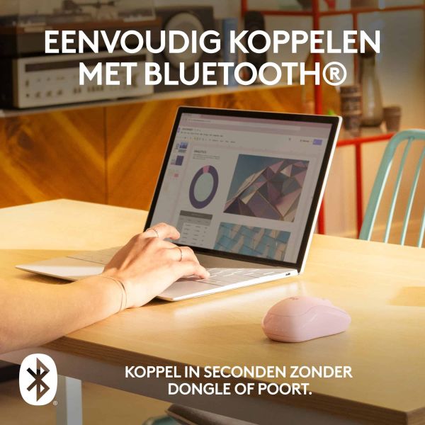 Logitech M240 muis Reizen Ambidextrous Bluetooth (910-007121)