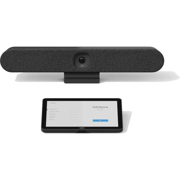 Logitech Rally Bar Huddle + Tap IP video conferencing systeem 6 persoon/personen Ethernet LAN Videovergaderingssysteem voor groepen (991-000480)