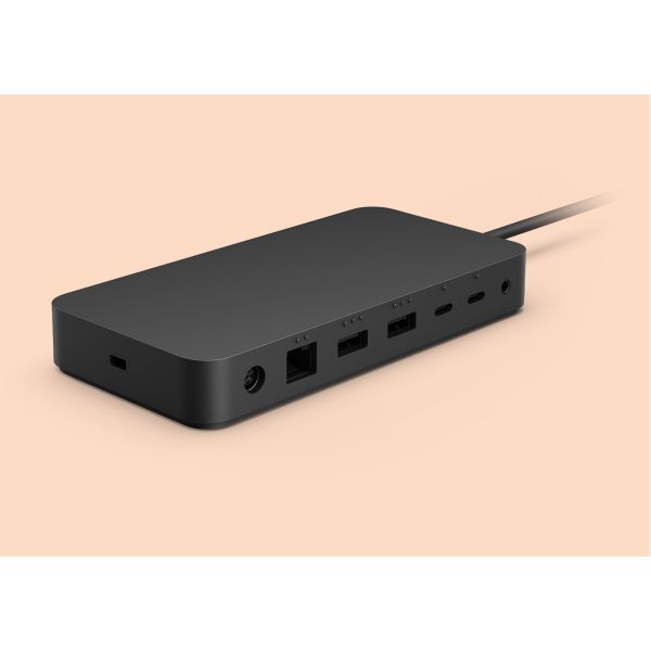 Microsoft Surface Thunderbolt 4 Dock - Kabelgebunden - Thunderbolt 4 - 2500 Mbit/s - Schwarz - Kensington - Microsoft (T8I-00003 (T8I-00003)