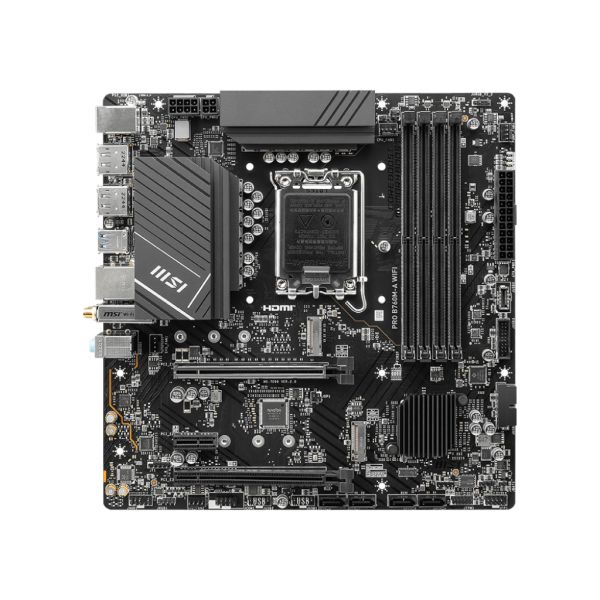 MSI PRO B760M-A WIFI moederbord Intel B760 LGA 1700 micro ATX (7D99-007R)