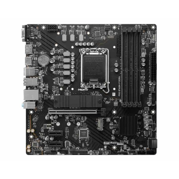 MSI PRO B760M-P DDR4 Intel B760 LGA 1700 micro ATX (7E02-009R)