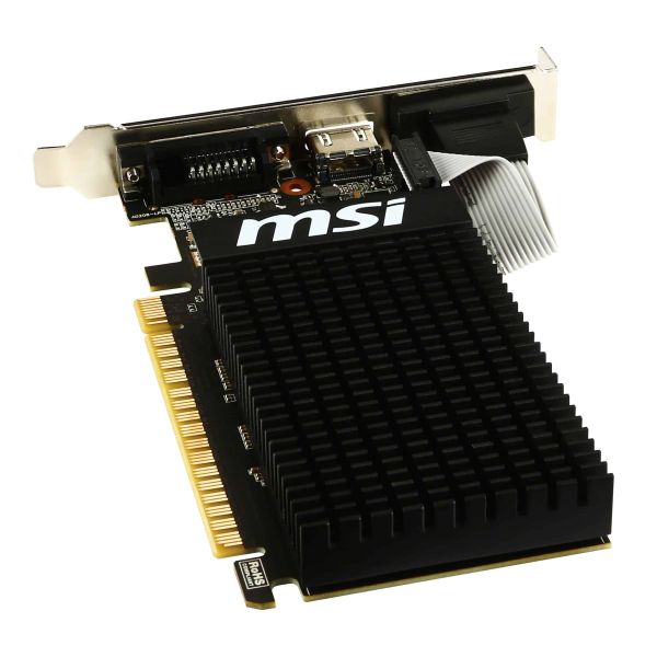 MSI V809-2000R videokaart NVIDIA GeForce GT 710 2 GB GDDR3 (GT 710 2GD3H LP)