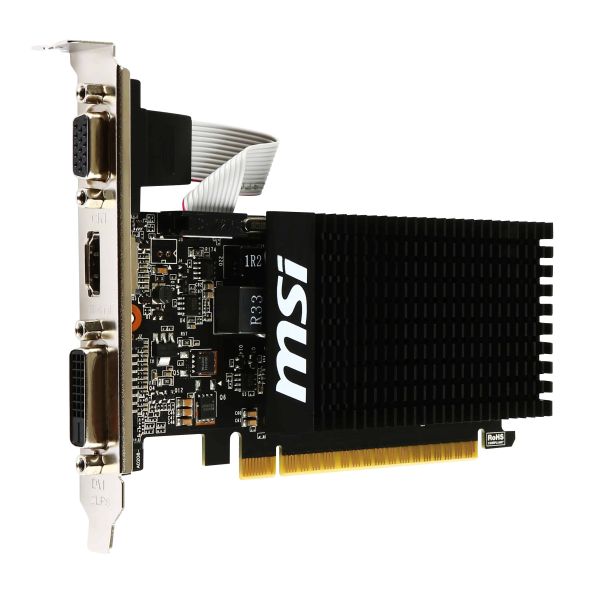 MSI V809-2000R videokaart NVIDIA GeForce GT 710 2 GB GDDR3 (GT 710 2GD3H LP)