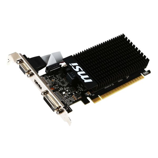 MSI GT 710 2GD3H LP videokaart NVIDIA GeForce GT 710 2 GB GDDR3 (GT 710 2GD3H LP) MSI GT 710 2GD3H LP videokaart NVIDIA GeForce GT 710 2 GB GDDR3 (GT 710 2GD3H LP)