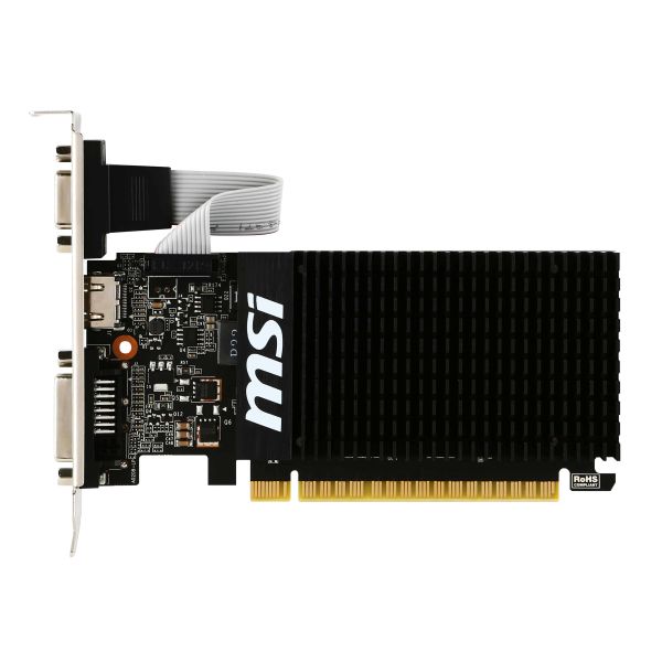 MSI GT 710 2GD3H LP videokaart NVIDIA GeForce GT 710 2 GB GDDR3 (GT 710 2GD3H LP) MSI GT 710 2GD3H LP videokaart NVIDIA GeForce GT 710 2 GB GDDR3 (GT 710 2GD3H LP)