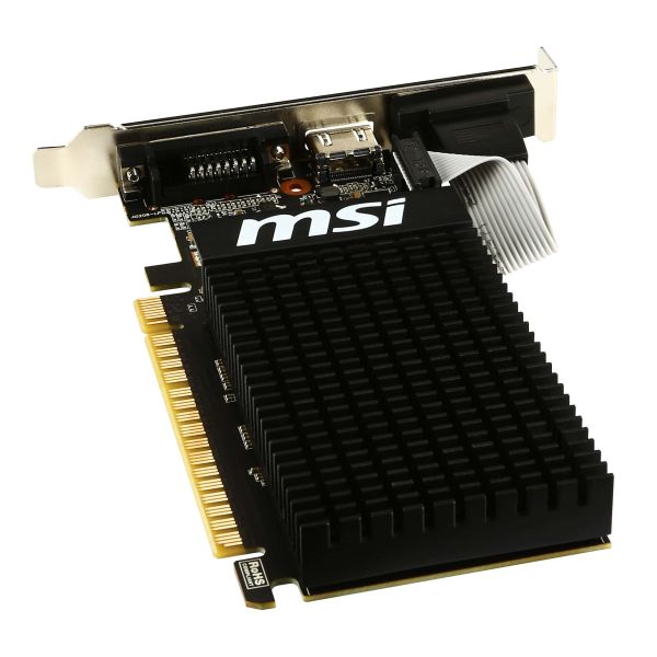MSI GT 710 2GD3H LP videokaart NVIDIA GeForce GT 710 2 GB GDDR3 (GT 710 2GD3H LP) MSI GT 710 2GD3H LP videokaart NVIDIA GeForce GT 710 2 GB GDDR3 (GT 710 2GD3H LP)