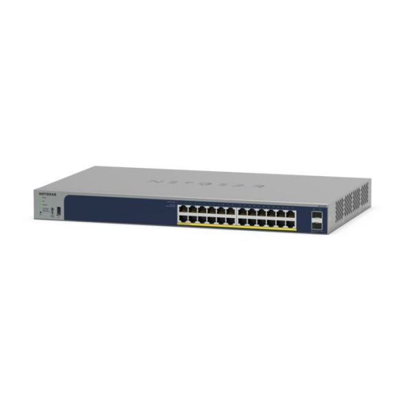 NETGEAR GS724TPv3 Managed L2 Gigabit Ethernet (10/100/1000) Power over Ethernet (PoE) Grijs (GS724TPP-300EUS)