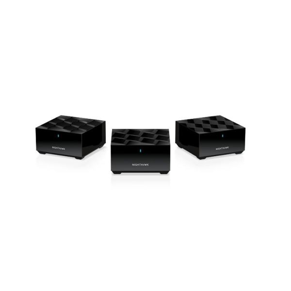 NETGEAR Nighthawk Dual-band (2.4 GHz / 5 GHz) Wi-Fi 6 (802.11ax) Zwart 1 Intern (MK73S-100EUS) NETGEAR Nighthawk Dual-band (2.4 GHz / 5 GHz) Wi-Fi 6 (802.11ax) Zwart 1 Intern (MK73S-100EUS)