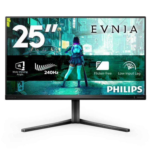 Philips Evnia 25M2N3200W/00 computer monitor 62,2 cm (24.5") 1920 x 1080 Pixels Full HD LCD Grijs (25M2N3200W/00)