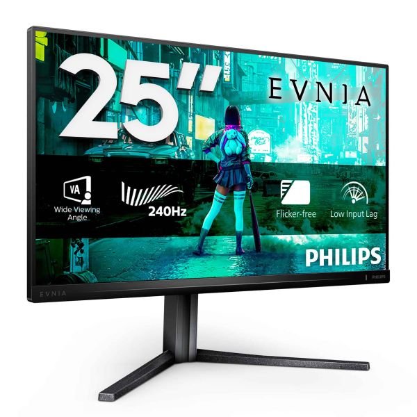 Philips Evnia 25M2N3200W/00 computer monitor 62,2 cm (24.5") 1920 x 1080 Pixels Full HD LCD Grijs (25M2N3200W/00) Philips Evnia 25M2N3200W/00 computer monitor 62,2 cm (24.5") 1920 x 1080 Pixels Full HD LCD Grijs (25M2N3200W/00)