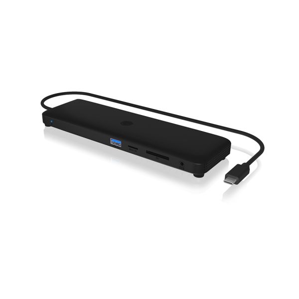 ICY BOX IB-DK2116-C notebook dock & poortreplicator Bedraad USB 3.2 Gen 1 (3.1 Gen 1) Type-C Zwart (IB-DK2116-C)