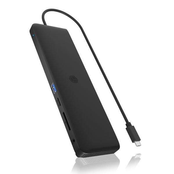ICY BOX IB-DK2116-C Docking USB 3.2 Gen 2 (3.1 Gen 2) Type-C Zwart (IB-DK2116-C)