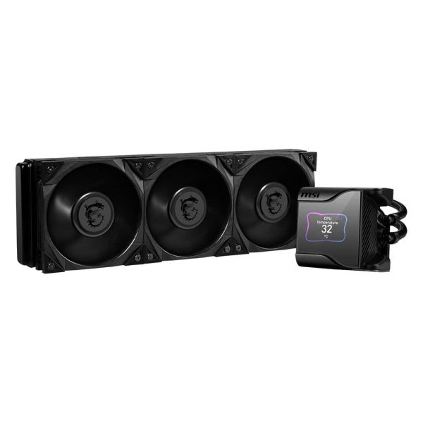 MSI MEG CORELIQUID S360 koelsysteem voor computers Processor Alles-in-één vloeistofkoeler 14 cm Zwart (9S6-6A0521-001) MSI MEG CORELIQUID S360 koelsysteem voor computers Processor Alles-in-één vloeistofkoeler 14 cm Zwart (9S6-6A0521-001)