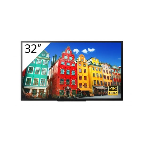 Sony FW-32BZ30J1 beeldkrant Digitale signage flatscreen 81,3 cm (32") LCD Wifi 300 cd/m² 4K Ultra HD Zwart Type processor (FW-32BZ30J1)