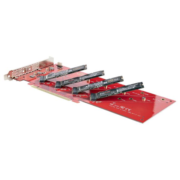 StarTech.com QUAD-M2-PCIE-CARD-B interfacekaart/-adapter Intern M.2 (QUAD-M2-PCIE-CARD-B)