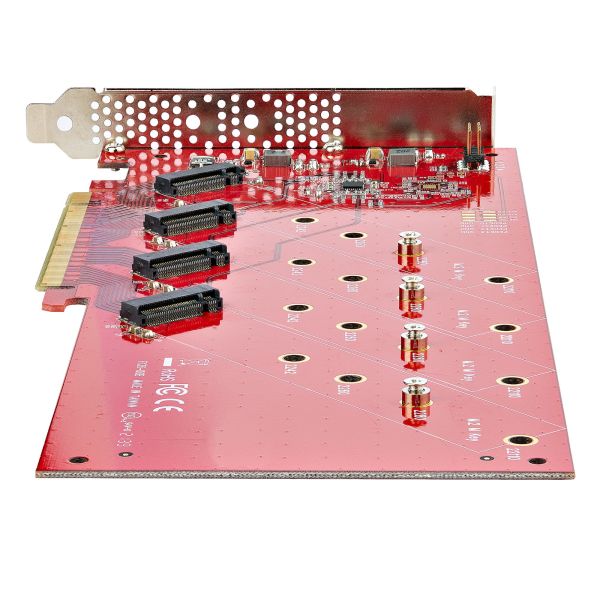 StarTech.com QUAD-M2-PCIE-CARD-B interfacekaart/-adapter Intern M.2 (QUAD-M2-PCIE-CARD-B)