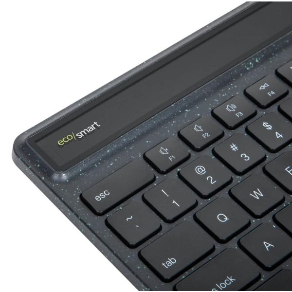 Targus Sustainable Energy Harvesting EcoSmart toetsenbord Bluetooth QWERTY Scandinavisch Zwart (AKB868NO)