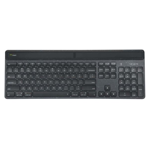 Targus Sustainable Energy Harvesting EcoSmart toetsenbord Bluetooth QWERTY Scandinavisch Zwart (AKB868NO)