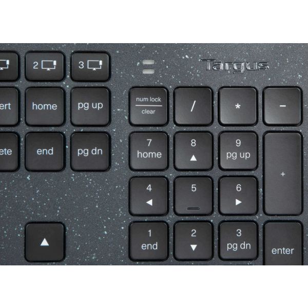 Targus Sustainable Energy Harvesting EcoSmart toetsenbord Bluetooth QWERTY Scandinavisch Zwart (AKB868NO)