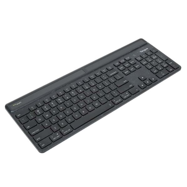 Targus Sustainable Energy Harvesting EcoSmart toetsenbord Bluetooth QWERTY Scandinavisch Zwart (AKB868NO)