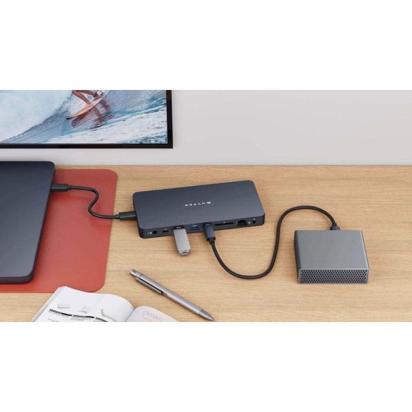 Targus HyperDrive Next Bedraad USB 3.2 Gen 2 (3.1 Gen 2) Type-C Blauw (HD7001GL)