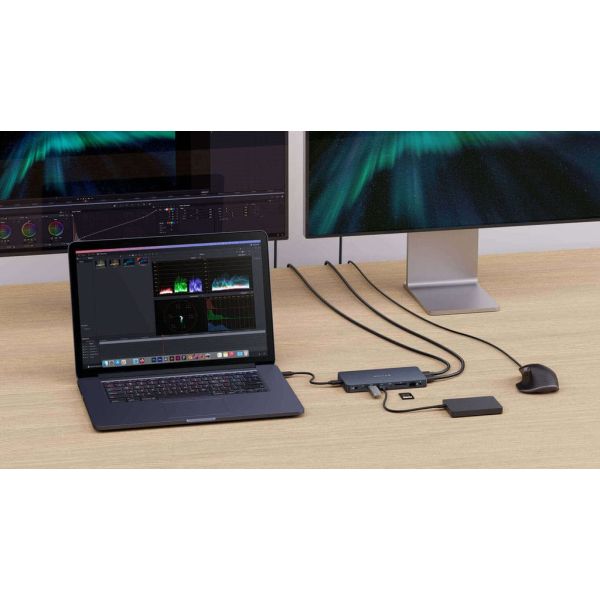 Targus HyperDrive Next Bedraad USB 3.2 Gen 2 (3.1 Gen 2) Type-C Blauw (HD7001GL)