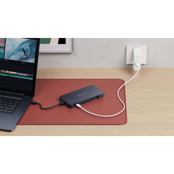 Targus HyperDrive Next Bedraad USB 3.2 Gen 2 (3.1 Gen 2) Type-C Blauw (HD7001GL)