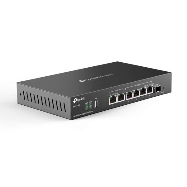 TP-Link Omada ER707-M2 bedrade router 2.5 Gigabit Ethernet, Fast Ethernet, Gigabit Ethernet Zwart (ER707-M2)