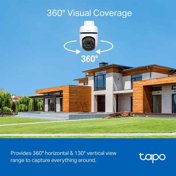 TP-Link Tapo C510W Dome IP-beveiligingscamera Binnen & buiten 2304 x 1296 Pixels Plafond (TAPO C510W)