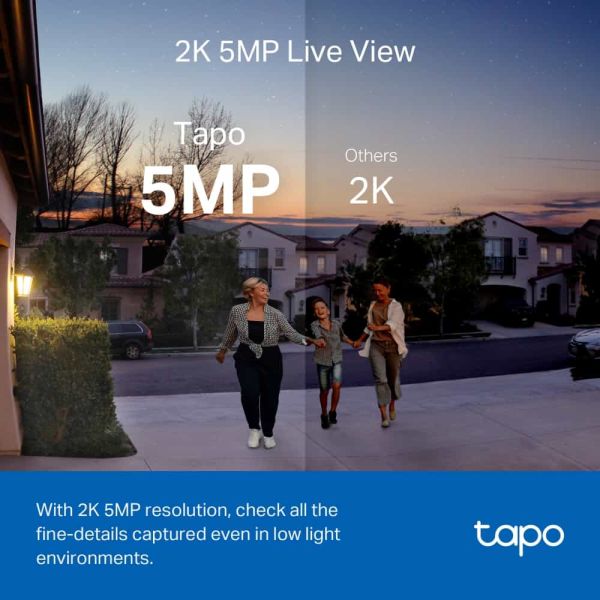 TP-Link Tapo D230S1 Zwart, Wit (TAPO D230S1)