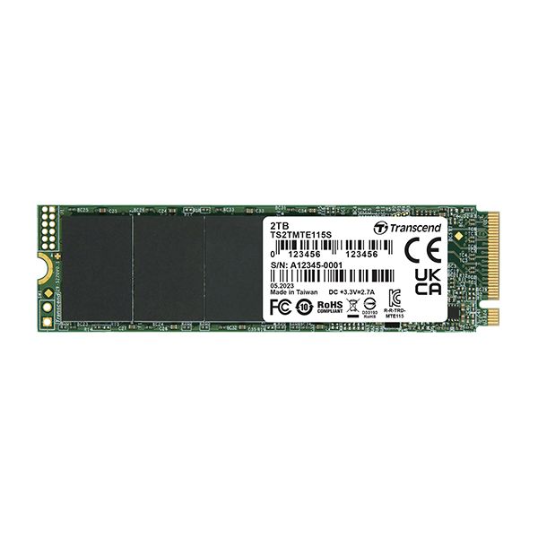 Transcend PCIe SSD 115S M.2 1000 GB PCI Express 3.0 3D NAND NVMe (TS1TMTE115S) Transcend PCIe SSD 115S M.2 1000 GB PCI Express 3.0 3D NAND NVMe (TS1TMTE115S)