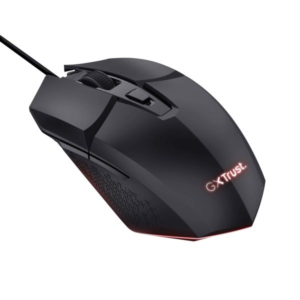 Trust GXT 109 Felox Gaming Muis - Verlichte gamingmuis – 6 programmeerbare knoppen – 6400 DPI – Zwart (25036) Trust GXT 109 Felox Gaming Muis - Verlichte gamingmuis – 6 programmeerbare knoppen – 6400 DPI – Zwart (25036)
